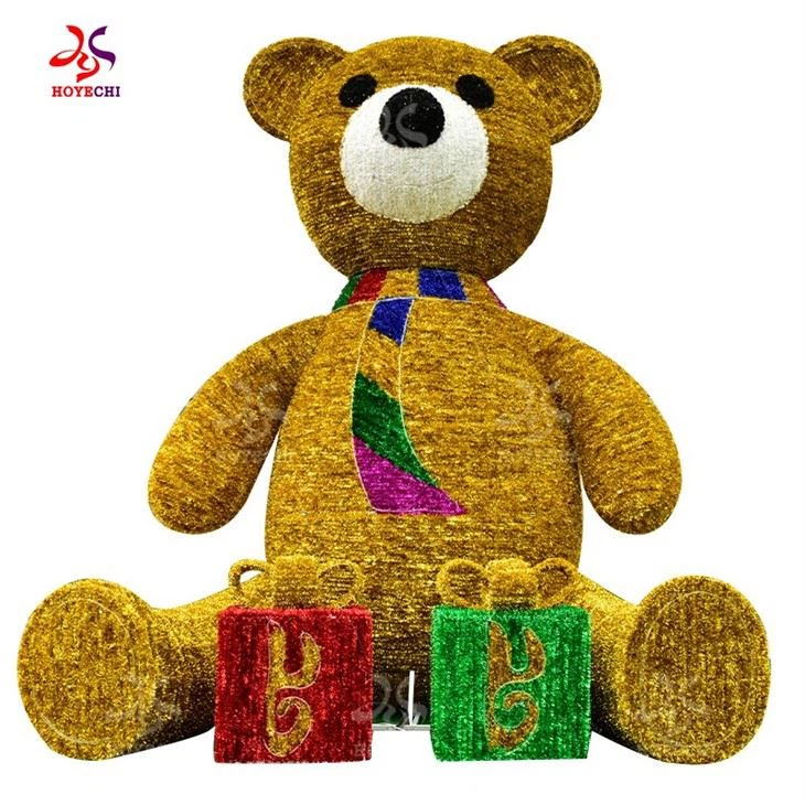 Bear Glow: Illuminating Bear Statue With LED Light