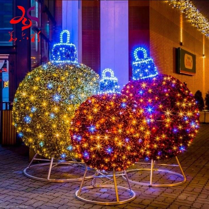 Illuminate Your Garden With Motif Light Large LED Ball Lights - Perfect Outdoor Christmas Decoration!