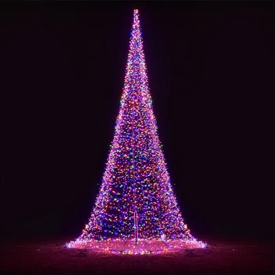 Hoyechi {5 7 10 meters Chij Choj Choj Christmas rau Lub Tsev Christmas Kho Kom Zoo Nkauj